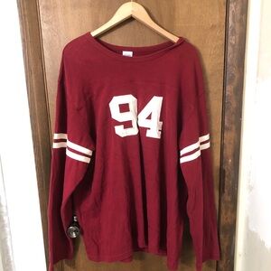 Old Navy Mens XL Red Long Sleeve Jersey with Number 94